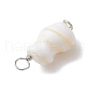 Natural Conch Shell Pendants PALLOY-JF02808-01-5
