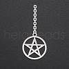 Non-Tarnish 201 Stainless Steel Pendants STAS-S105-LA228-1