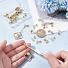 Unicraftale PVD Vacuum Plating 304 Stainless Steel Stud Earring Findings STAS-UN0015-55-4