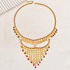 Vintage Exotic Style Tassel Face Mask Metal Headbands for Women WT1969-6