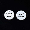Natural Freshwater Shell Charms SHEL-N027-10E-2