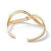 Brass Cuff Bangle X-BJEW-P168-D02-2