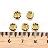 Brass Rhinestone Spacer Beads RB-A014-Z6mm-21G-4