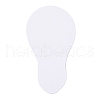 Light Bulb with Flower Pattern Self-Adhesive Picture Stickers DIY-P069-01-6