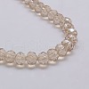 Electroplate Glass Bead Strands EGLA-J047-6x4mm-AB22-1