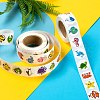 6 Rolls 2 Style Ocean Themed Pattern Children Cartoon Stickers DIY-LS0003-30-5