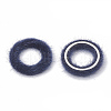 Faux Mink Fur Covered Linking Rings X-WOVE-N009-07B-2