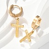 304 Stainless Steel Hoop Earrings EJEW-S253-16G-4