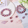 Globleland 30Pcs Luminous Handmade Gold Sand Lampwork Beads LAMP-GL0001-03-5