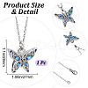 CREATCABIN Stainless Steel Urn Ashes Necklace NJEW-CN0001-05A-2