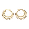 PVD Vacuum Plating 304 Stainless Steel Hoop Earrings EJEW-C085-02G-1