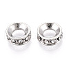 Alloy Rhinestone European Beads FIND-N009-05P-1