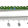 Electroplate Transparent Glass Beads Strands EGLA-A035-T3mm-L10-4