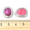 Electroplated Natural Shell Beads KK-P305-05P-3