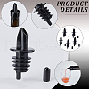 CRASPIRE Plastic 32Pcs 2 Style Plastic Wine Pourers & Bottle Cap FIND-CP0002-04-6