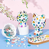 Light Color Series Glass Mosaic Cabochons GLAA-WH0032-10B-4
