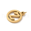 304 Stainless Steel Charms
with Jump Ring STAS-R001-02G-Z-2