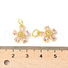 Brass Micro Pave Cubic Zirconia Pendants KK-U067-04G-4