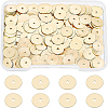 BENECREAT 350Pcs Brass Spacer Beads KK-BC0008-62-1