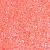 6/0 Inside Colours Transparent Glass Seed Beads SEED-T007-07H-2