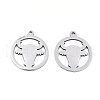 Non-Tarnish 201 Stainless Steel Pendants STAS-S081-011-1