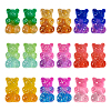 45Pcs 9 Colors Transparent Resin Cabochons CRES-TA0001-19-3