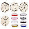 Fingerinspire 8 Rolls 8 Colors Nylon Thread for Jewelry Making DIY-FG0006-88-1