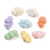 Opaque Acrylic Beads OACR-C022-18-1