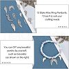SUPERFINDINGS 120Pcs 12 Style Alloy Pendant FIND-FH0003-42-3