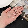 Tarnish Resistant 304 Stainless Steel Letter Charms STAS-O072-J-4