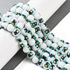 Printing Glass Beads for Necklaces Bracelets Making GLAA-B020-02A-06-2