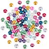 6mm Multicolor Round Glass Pearl Beads About 200pcs for Jewelry Necklace Craft Making HY-PH0008-6mm-01M-1