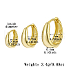 3 Pcs Elegant S925 Sterling Silver Oval Hoop Earrings ER3464-1-2