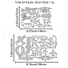 Carbon Steel Cutting Dies Stencils DIY-WH0309-2052-6