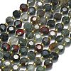 Natural African Bloodstone Beads Strands G-C116-A33-02-2