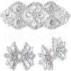 Fingerinspire 3Pcs 2 Style Hotfix Rhinestone DIY-FG0002-55-1