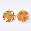Epoxy Resin Pendants RESI-S365-84C-2