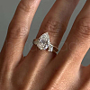 925 Sterling Silver Pave Cubic Zirconia Stackable Rings HL5195-4-2