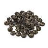 Tibetan Style Alloy Bead Caps MLF1650Y-NF-1