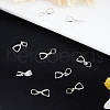 Beebeecraft 10Pcs 925 Sterling Silver Ice Pick Pinch Bails STER-BBC0001-29A-4
