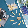 SUNNYCLUE 40Pcs 2 Colors Ion Plating(IP) 304 Stainless Steel Connector Charms STAS-SC0009-01-3
