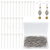1000Pcs 304 Stainless Steel Eye Pins STAS-UN0058-28P-02-1