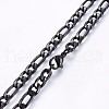 304 Stainless Steel Figaro Chain Necklaces NJEW-O102-13B-2