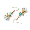 Angel Handmade Glass Seed Beads Dangle Earrings for Women EJEW-MZ00395-05-4