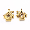 Tibetan Style Pendants TIBEP-EA11922YKG-AG-LF-2