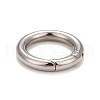 Non-Tarnish 304 Stainless Steel Spring Gate Rings STAS-M296-01P-D-2