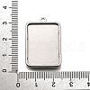 304 Stainless Steel Pendant Cabochon Settings STAS-S181-02P-D-3