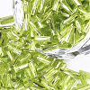 Grade A Twisted Bugle Glass Seed Beads SEED-S021-01B-03-1
