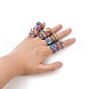 Adjustable 304 Stainless Steel Cuff Ring RJEW-MSMC002-13-3