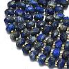 Natural Lapis Lazuli Beads Strands G-P573-A44-01-3